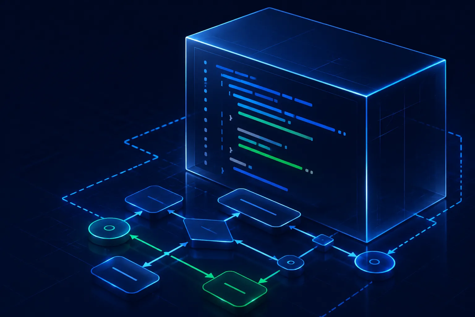 Иллюстрация тестирования белого ящика (white box testing): анализ исходного кода, логики программы и путей выполнения