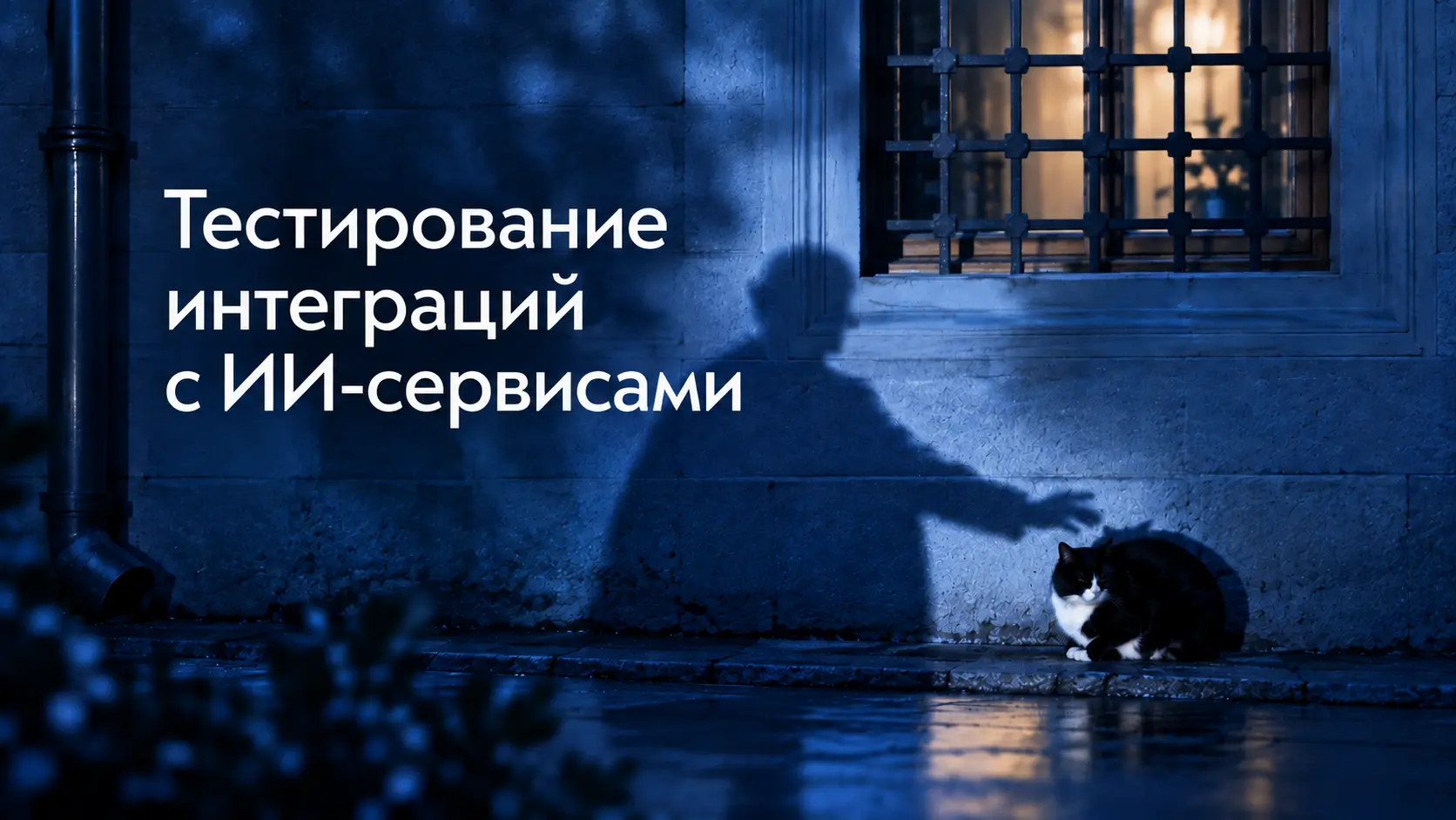 Тестирование интеграций с ИИ-сервисами — обложка статьи Точки качества