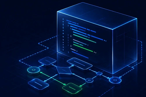 Иллюстрация тестирования белого ящика (white box testing): анализ исходного кода, логики программы и путей выполнения